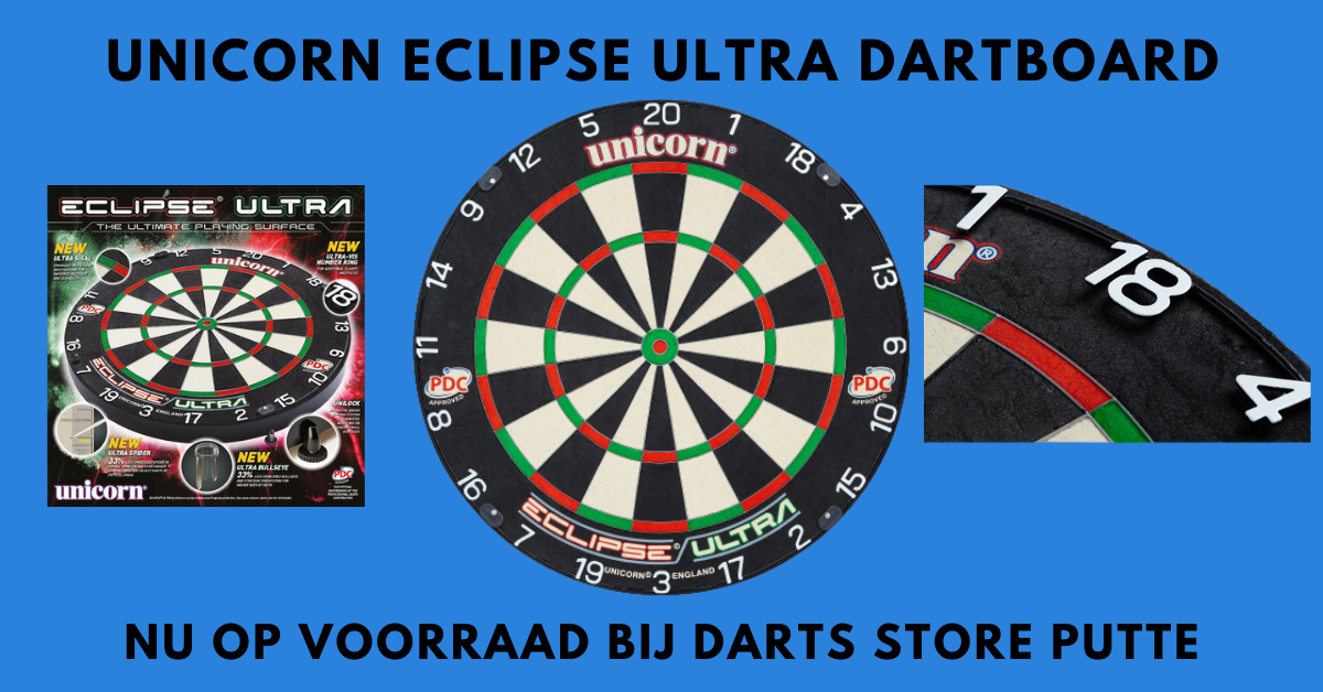 Dartboard Eclipse Ultra Unicorn Darts Store Putte